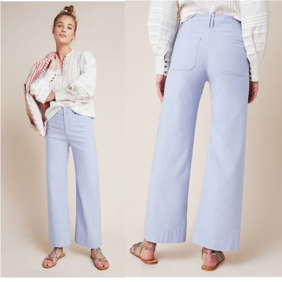 Emma cropped wide leg pants Clearance